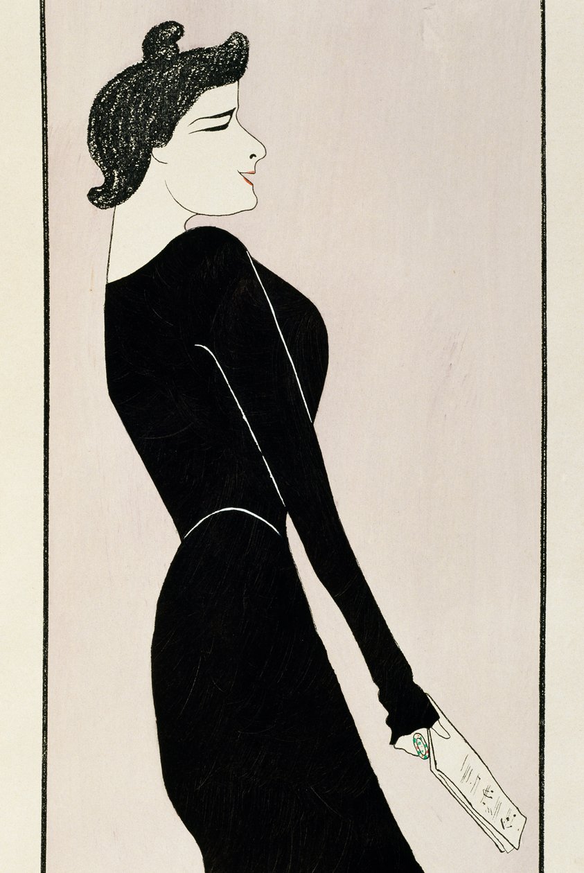 Portret Lucienne Breval (Zurych) autorstwa Leonetto Cappiello