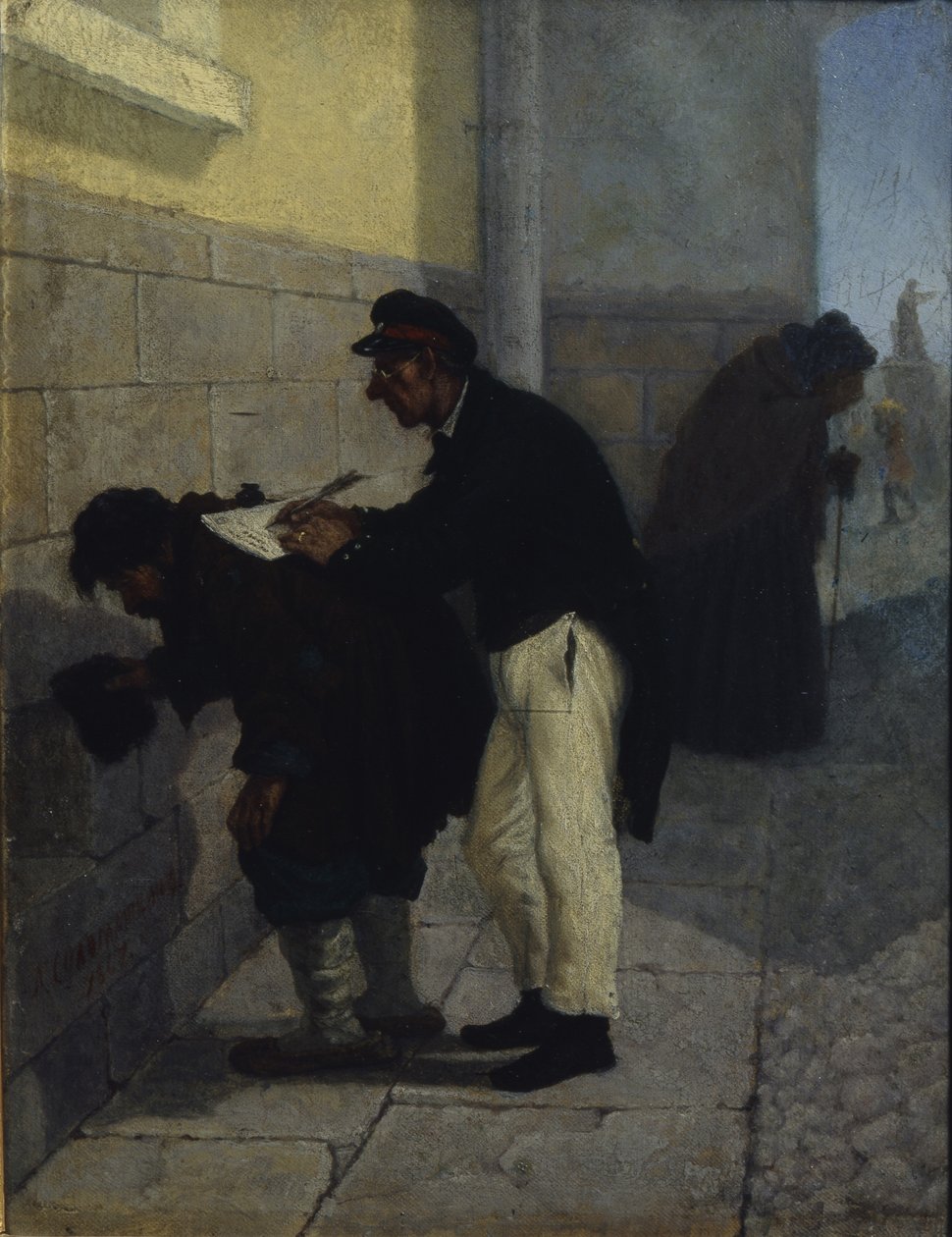 Radca prawny, 1867 autorstwa Leonid Ivanovich Solomatkin
