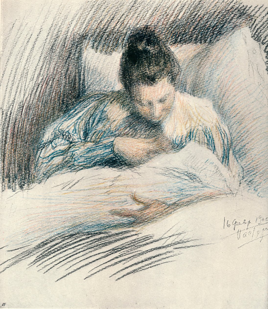 Matka i dziecko, 1900, 1906 autorstwa Leonid Osipovic Pasternak