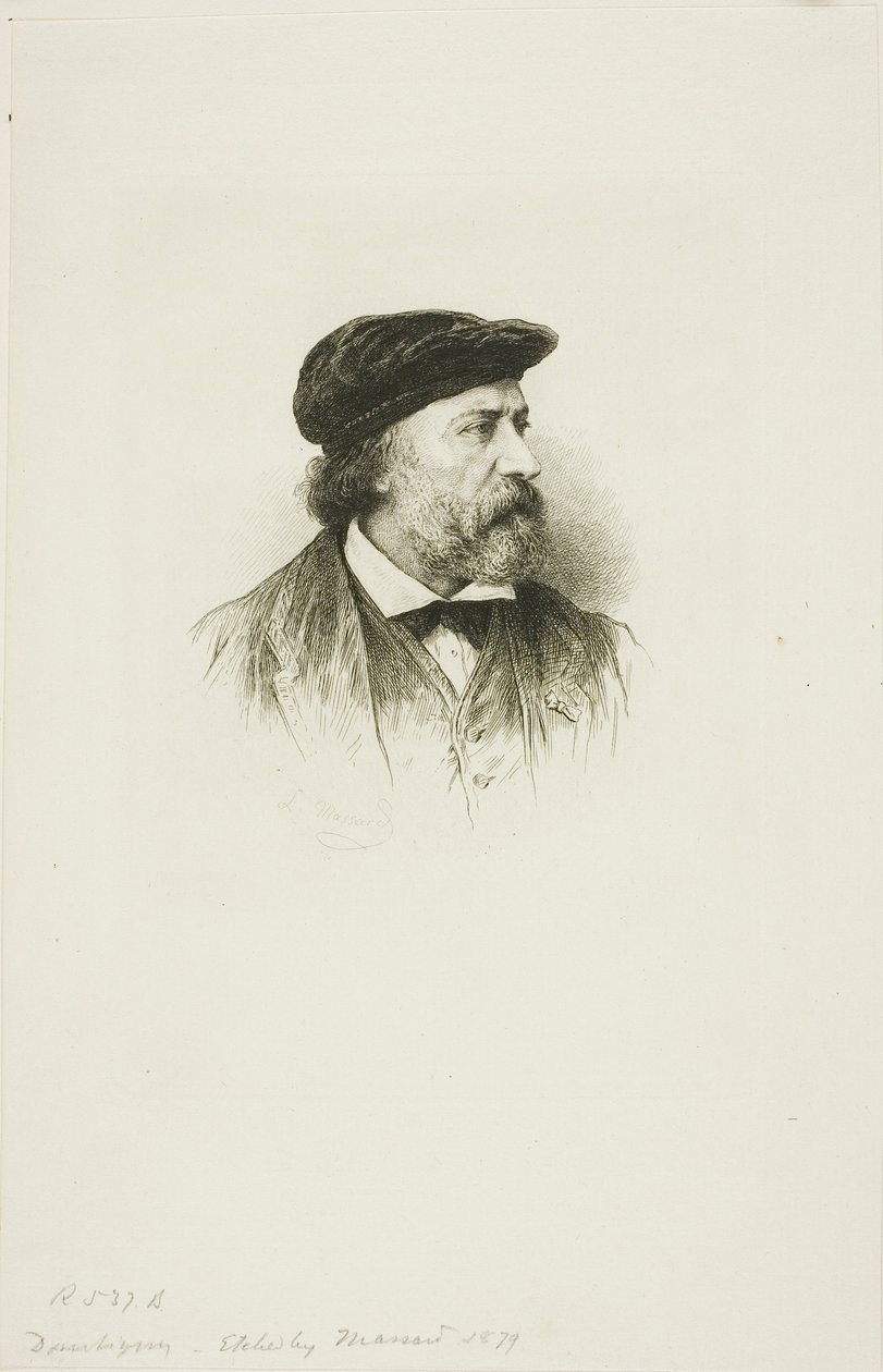 Portret Daubigny autorstwa Leopold Massard