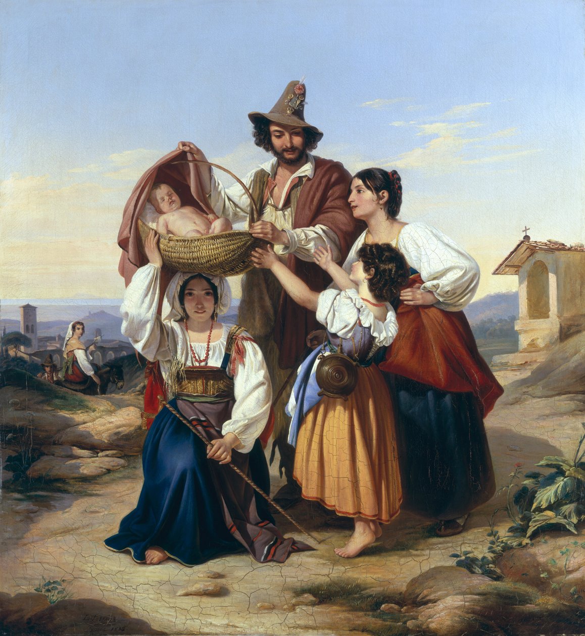 Włoski pasterz, 1835 autorstwa Leopold Pollak