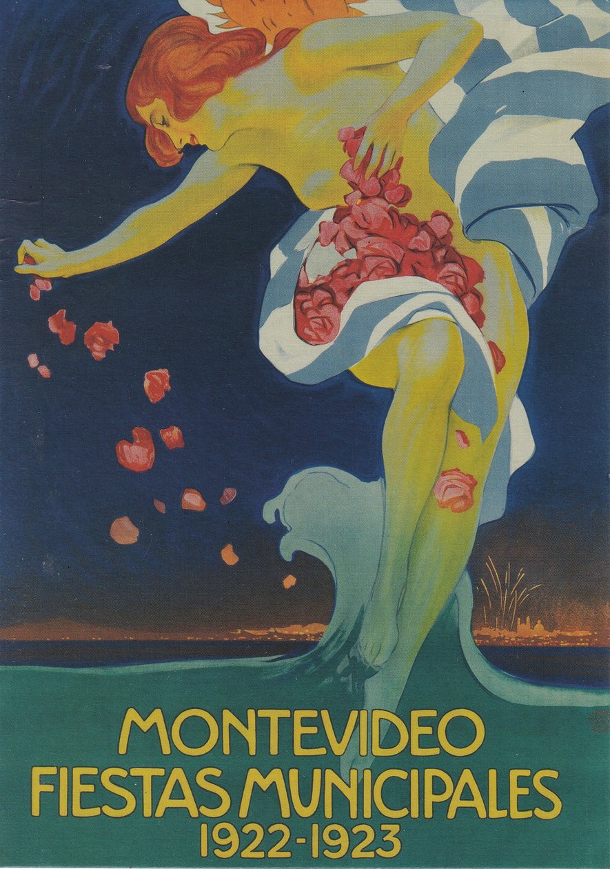 Festiwale miejskie w Montevideo, 1922. autorstwa Leopoldo Metlicovitz
