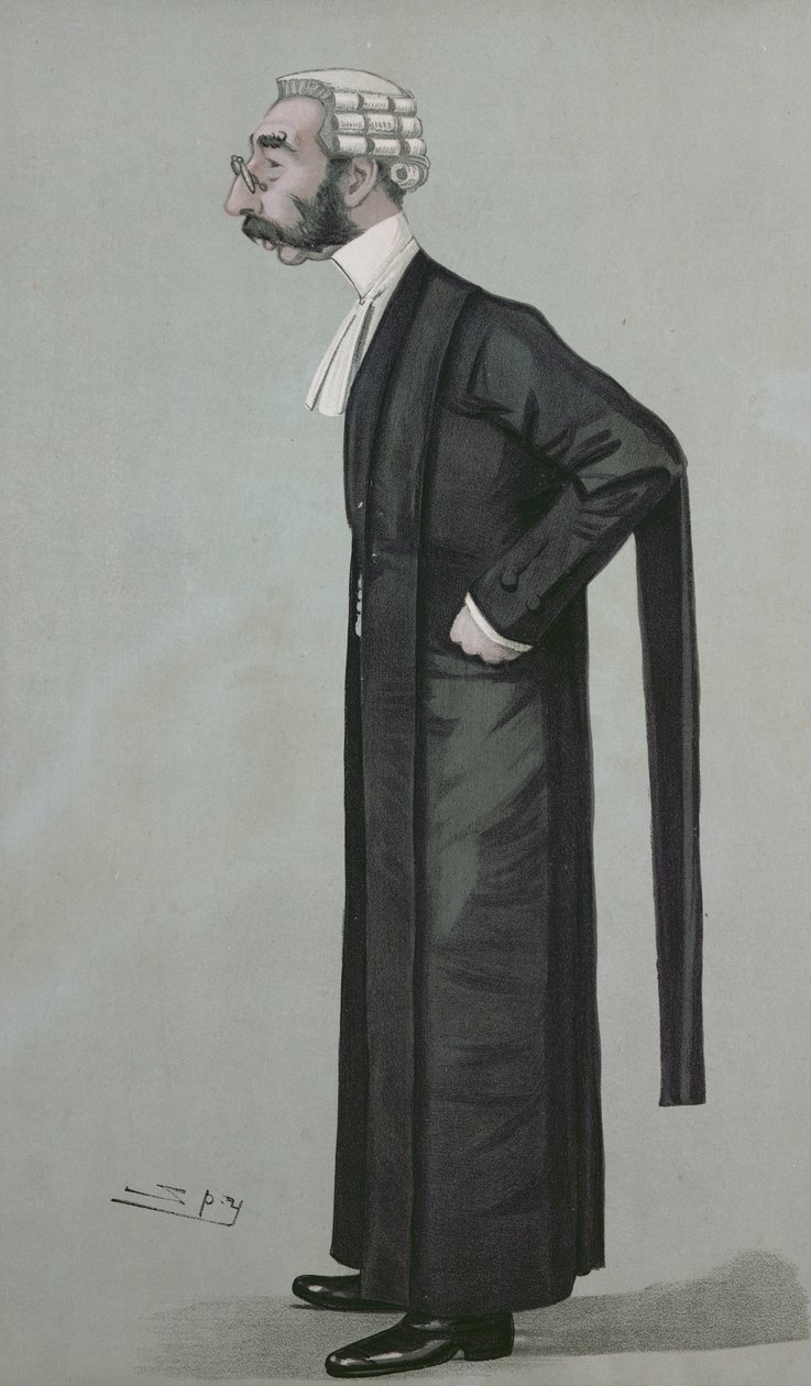 Prawnik sportowy, z „Vanity Fair”, 17 marca 1898 r. autorstwa Leslie Matthew Ward