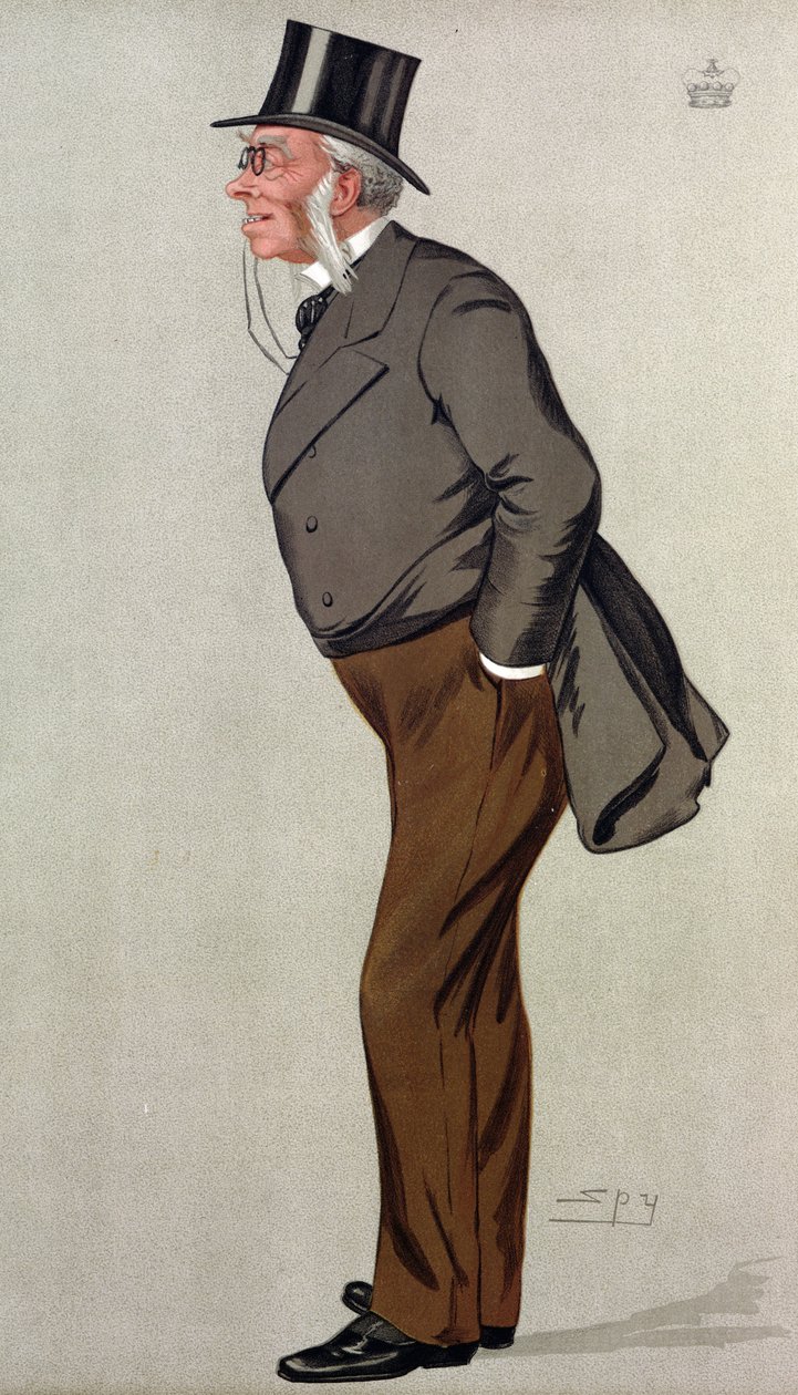 Irlandzki prawnik, z "Vanity Fair", 14 września 1890 r. autorstwa Leslie Matthew Ward