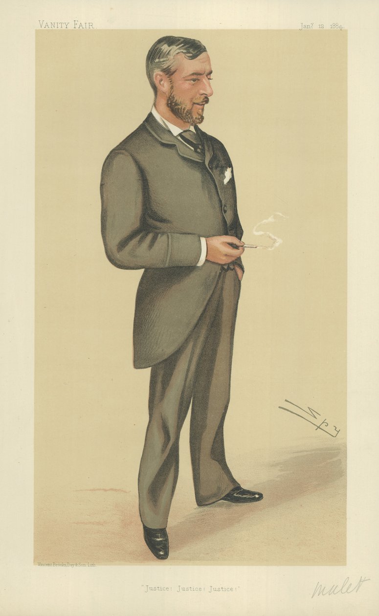 Sir Edward Baldwin Malet autorstwa Leslie Matthew Ward