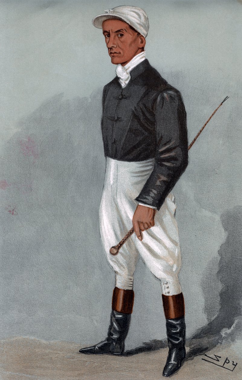 Fred Rickaby, angielski dżokej 1901. autorstwa Leslie Matthew Ward