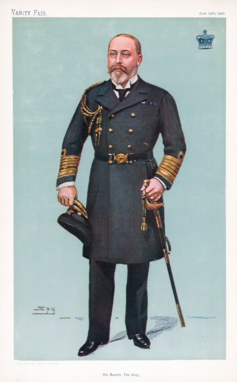 Jego Wysokość Król, 1902 autorstwa Leslie Matthew Ward