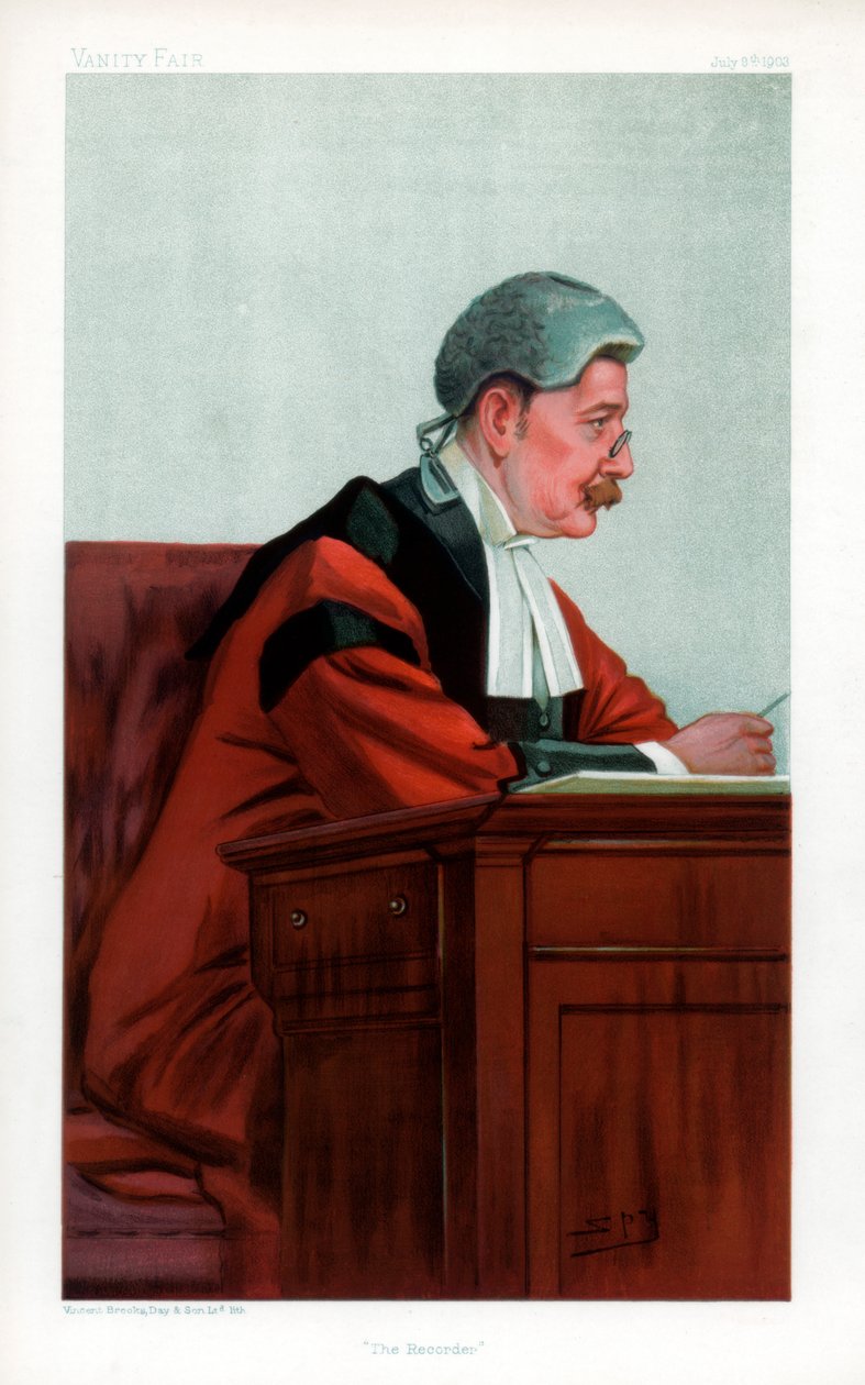 Rejestrator, 1903. autorstwa Leslie Matthew Ward