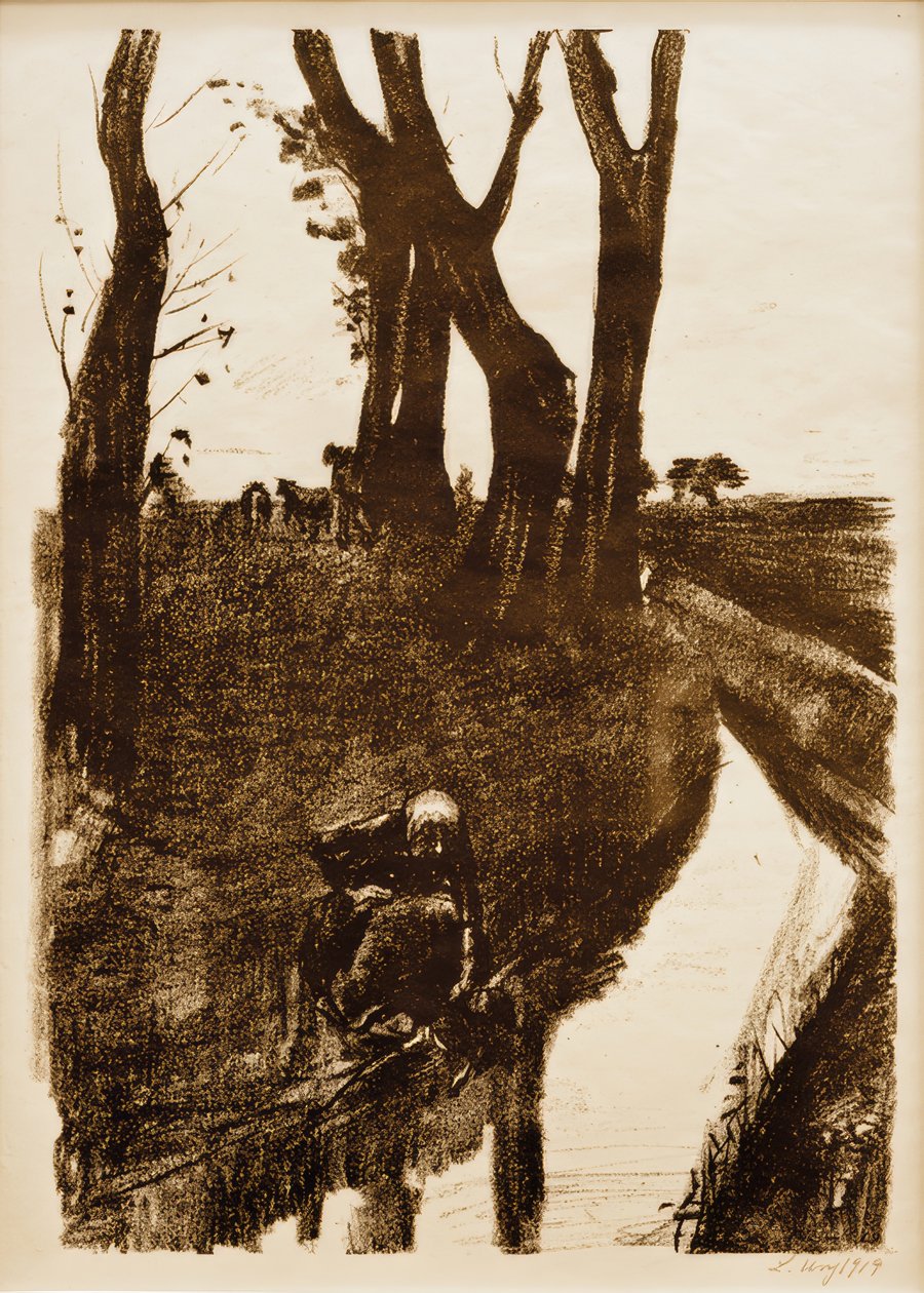 Przy rzece autorstwa Lesser Ury