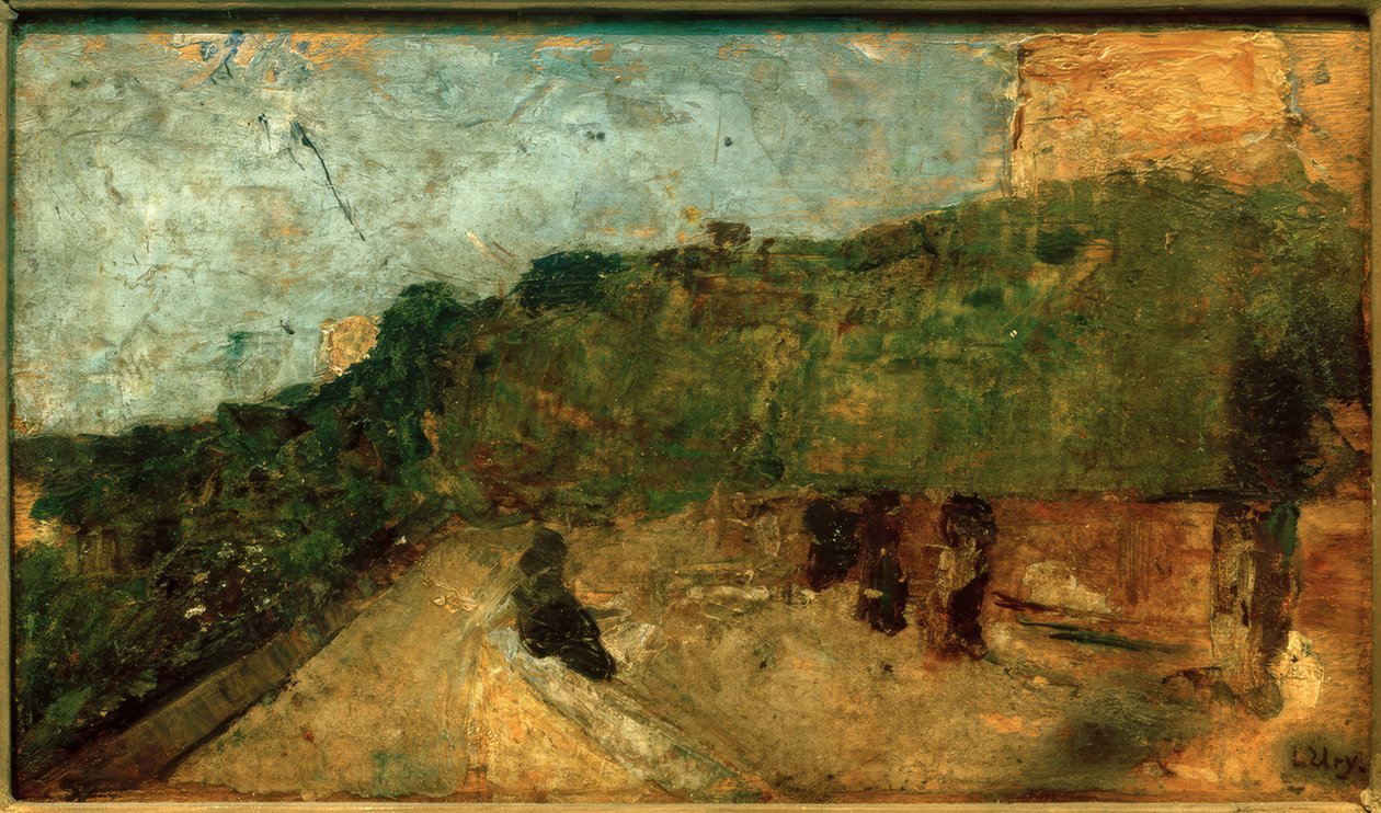 Wysoki szlak w Rzymie (włoski krajobraz) autorstwa Lesser Ury