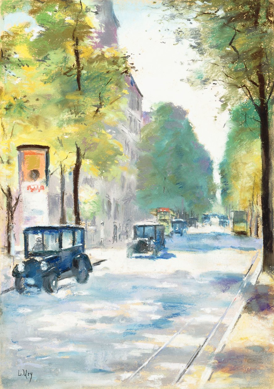 Scena uliczna, autorstwa Lesser Ury