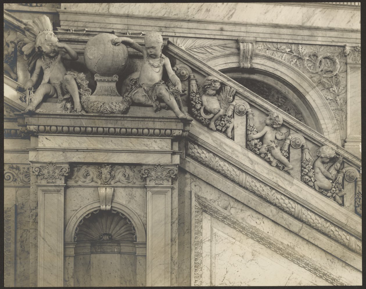 [Detal architektoniczny, Biblioteka Kongresu]. autorstwa Levin C. Hardy