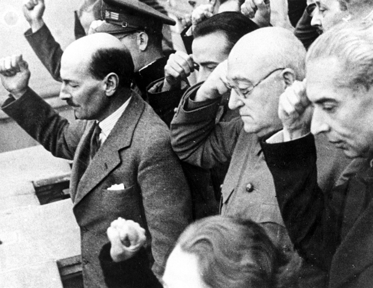 Clement Attlee (1883-1967), polityk Partii Pracy autorstwa Unbekannt Unbekannt