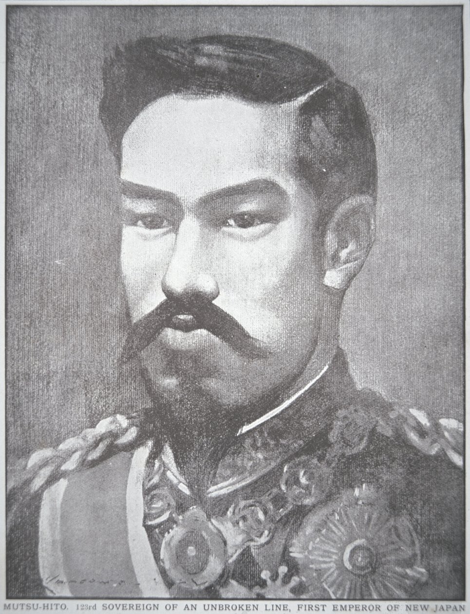 Cesarz Japonii Mutsuhito (lito) autorstwa Unbekannt Unbekannt