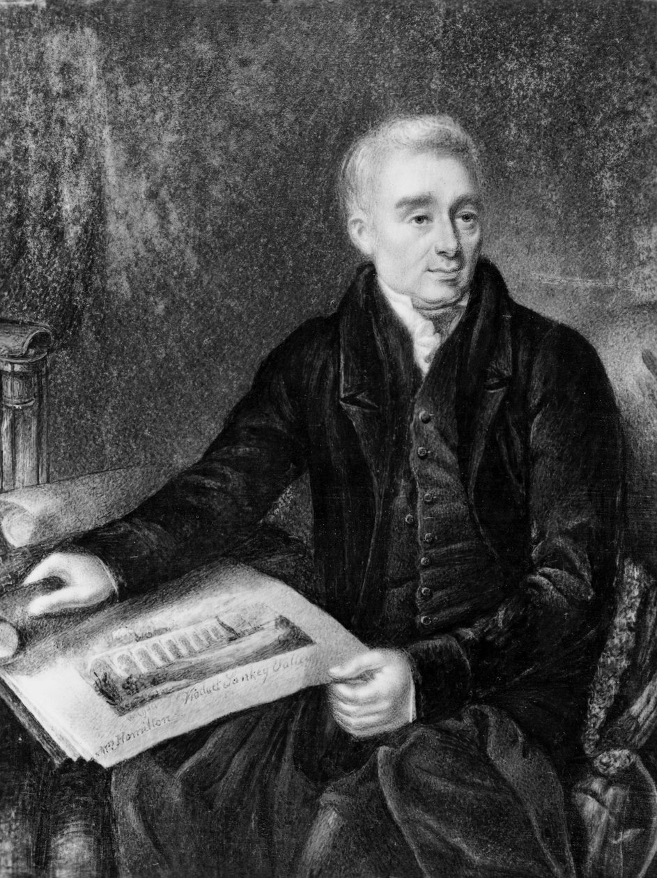 George Stephenson, inżynier kolei autorstwa Unbekannt Unbekannt