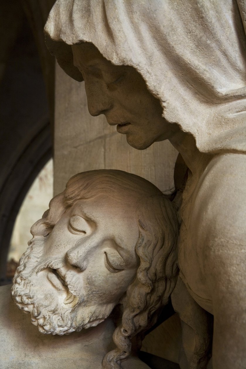 Pieta, detal autorstwa Ligier Richier