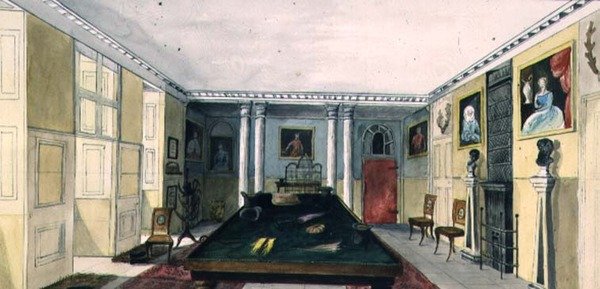 Sala w Aynhoe autorstwa Lili Cartwright