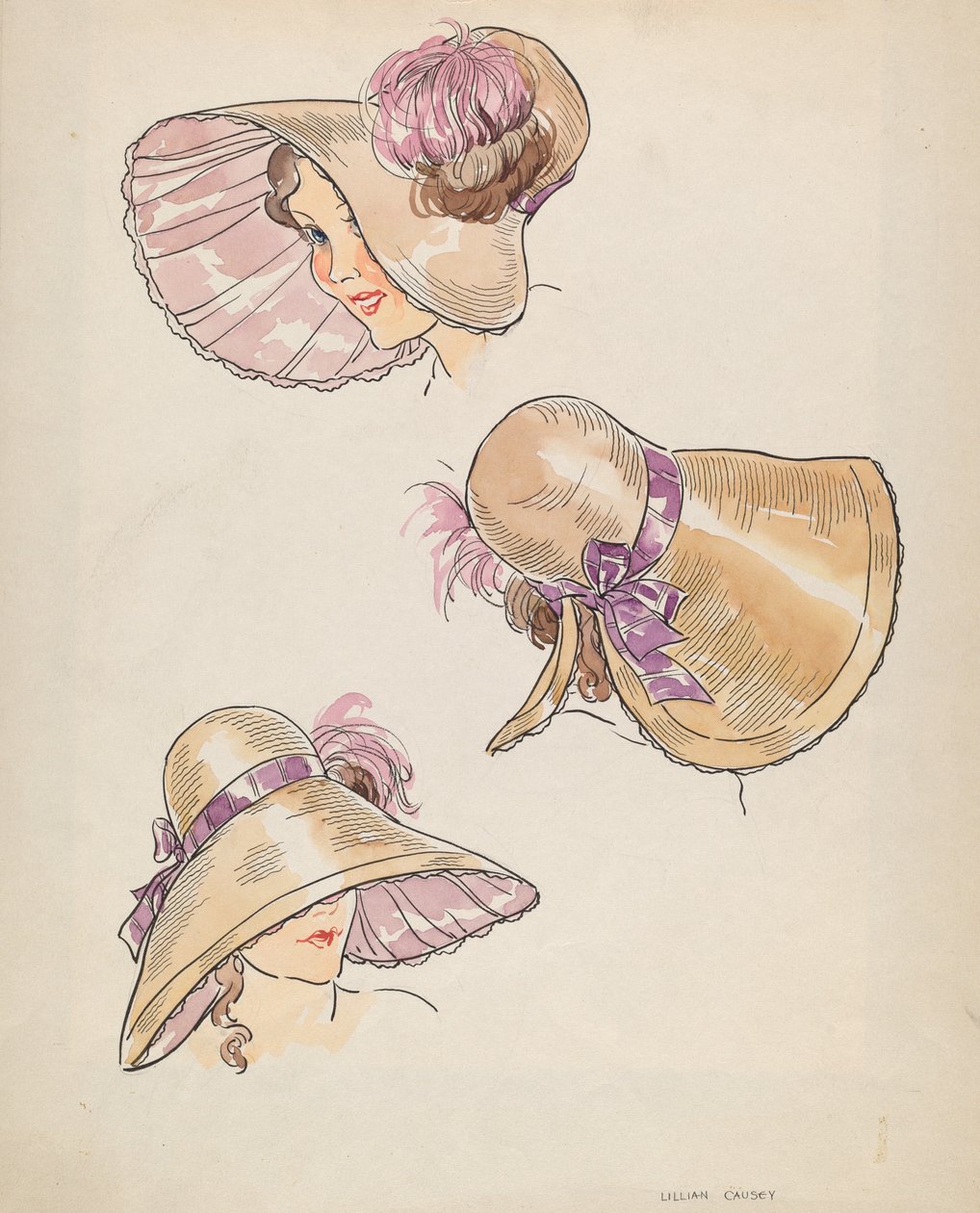 Czapka, ok. 1936. autorstwa Lillian Causey