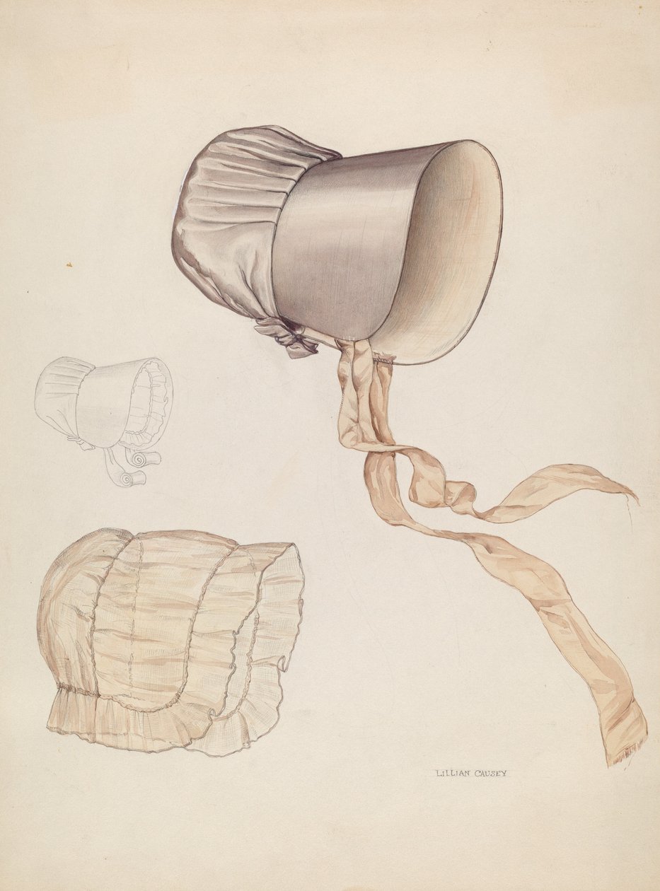 Czapka kwakrów, ok. 1937. autorstwa Lillian Causey