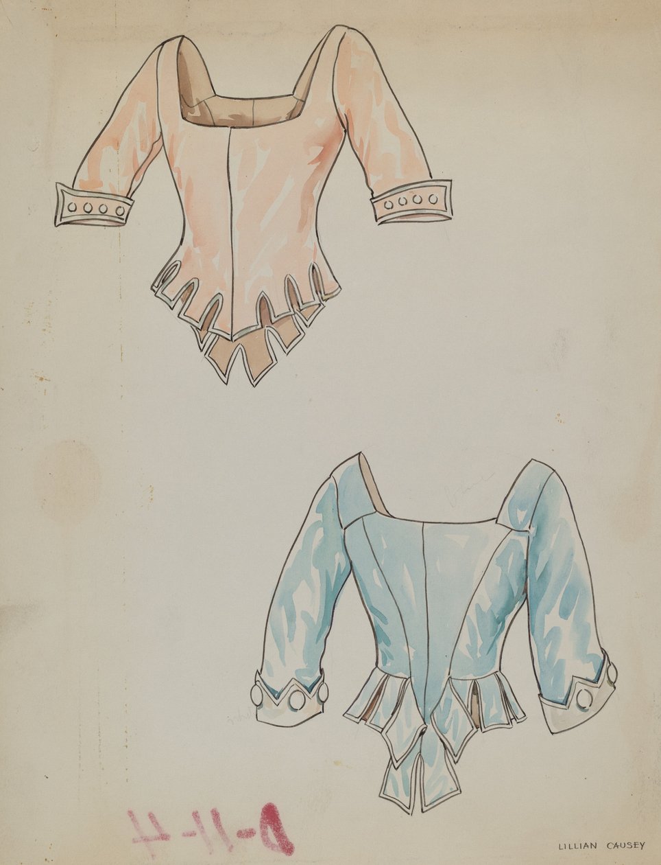 Satynowy gorset, ok. 1938. autorstwa Lillian Causey