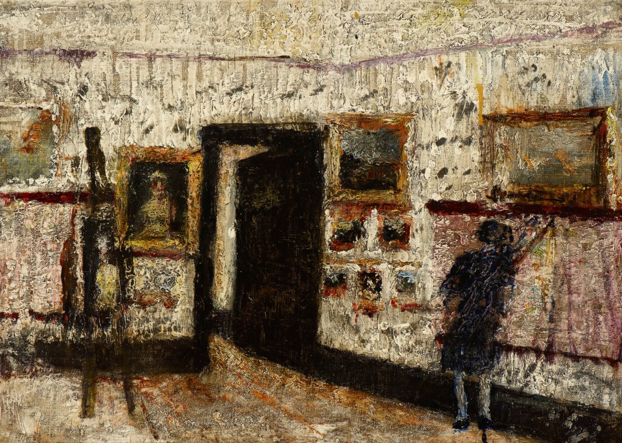 Galeria sztuki (olej na płótnie) autorstwa Lily Delissa Joseph