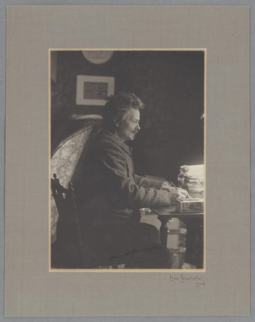 August Strindberg autorstwa Lina Jonn
