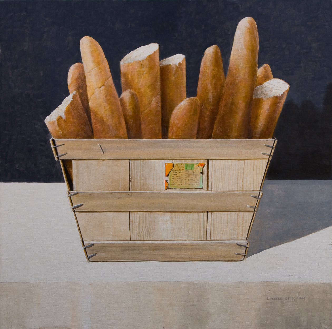 Bagietki, 2010 (akryl na płótnie) autorstwa Lincoln Seligman