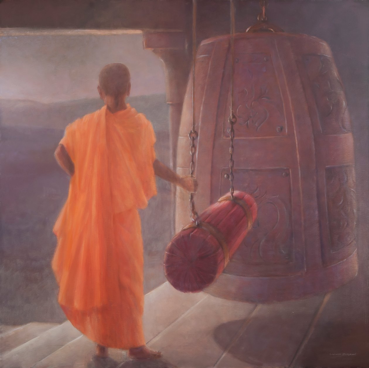 Call to Prayer, 2012 (akryl na płótnie) autorstwa Lincoln Seligman
