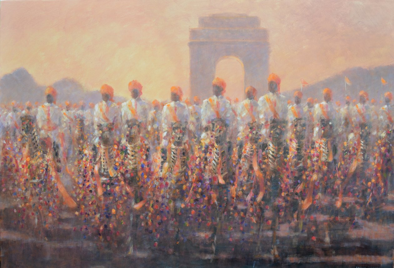Parada w Delhi autorstwa Lincoln Seligman