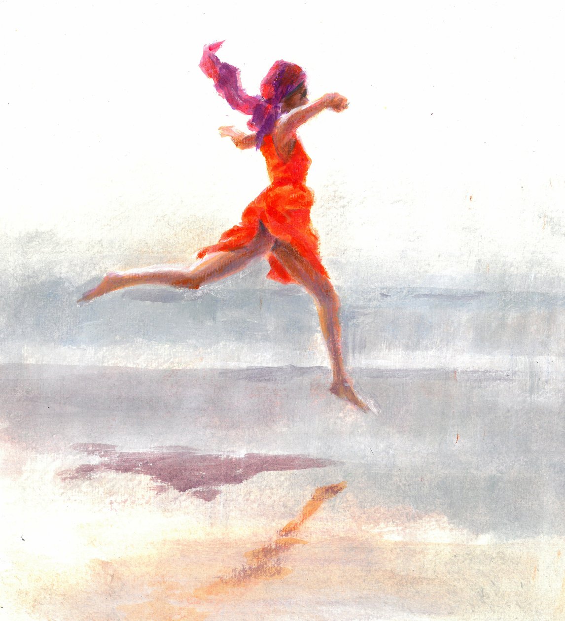 Juno na plaży, 2015 autorstwa Lincoln Seligman