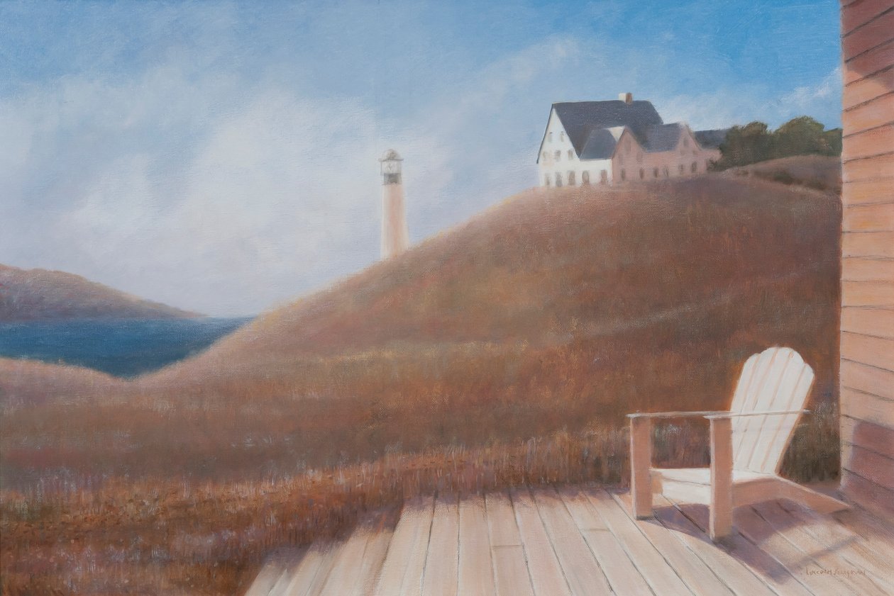 Pejzaż z Maine, 2012 (akryl na płótnie) autorstwa Lincoln Seligman