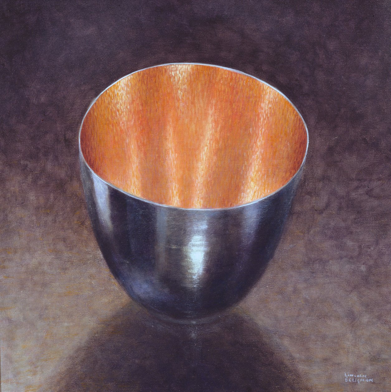 Miska stalowa, 2005 (akryl) autorstwa Lincoln Seligman