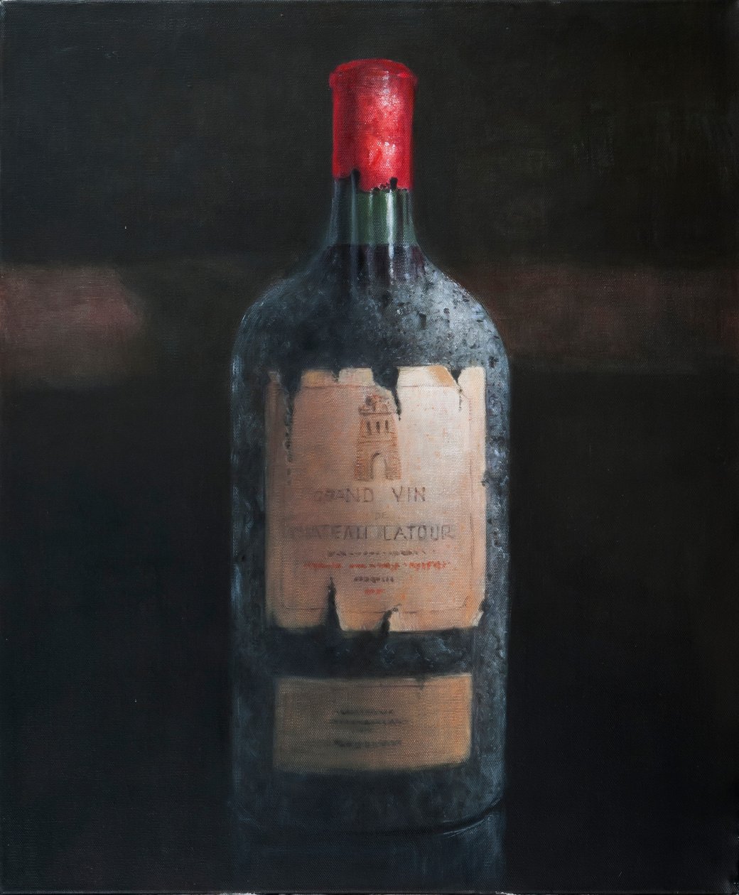 Chateau Latour, 2012 (akryl na płótnie) autorstwa Lincoln Seligman