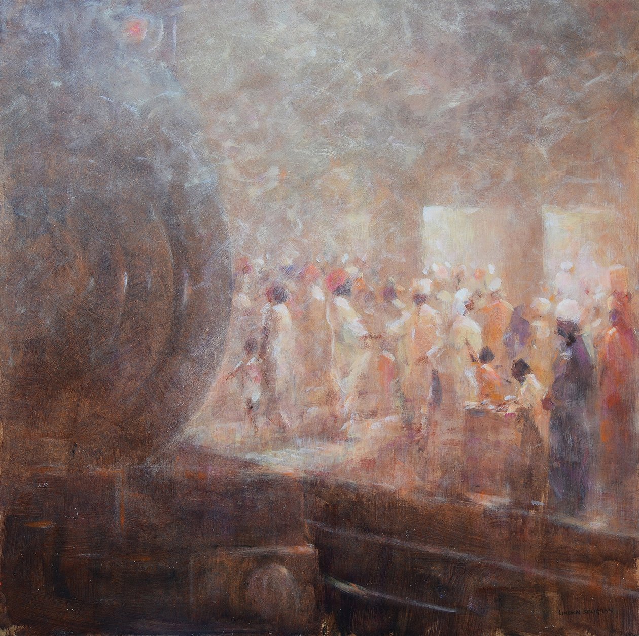 Deoghar at midnight autorstwa Lincoln Seligman