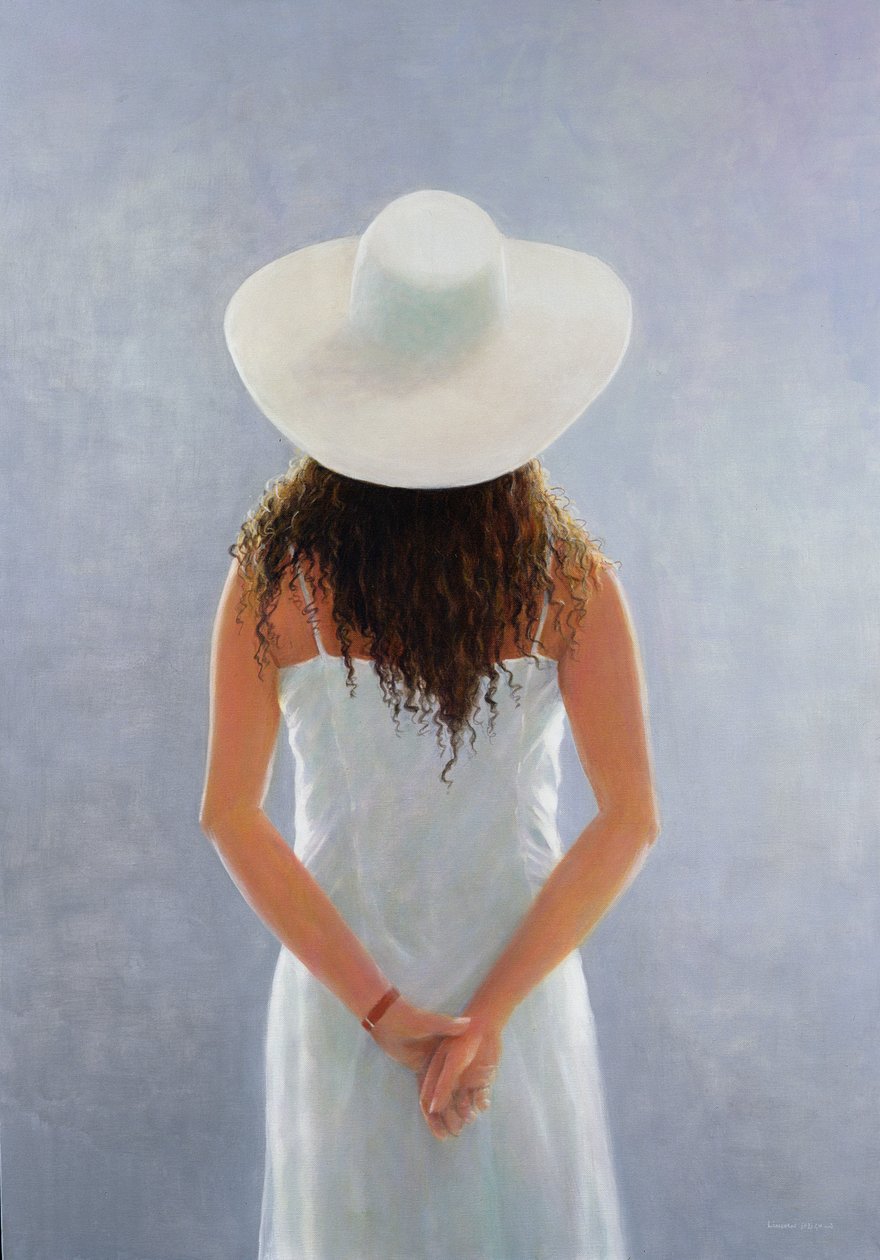 Portret świąteczny, 2005 (akryl) autorstwa Lincoln Seligman