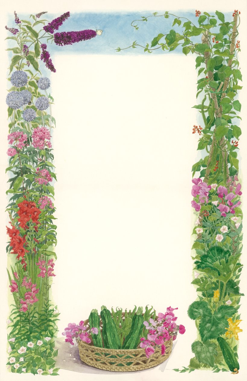 sierpień 1993 (wc na papierze) autorstwa Linda Benton