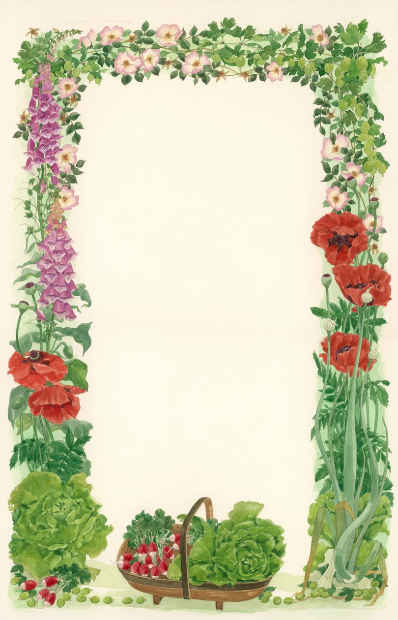 Czerwiec 1993 (wc na papierze) autorstwa Linda Benton