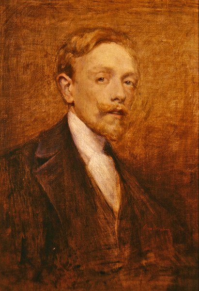 Autoportret, 1900 autorstwa Lino Selvatico