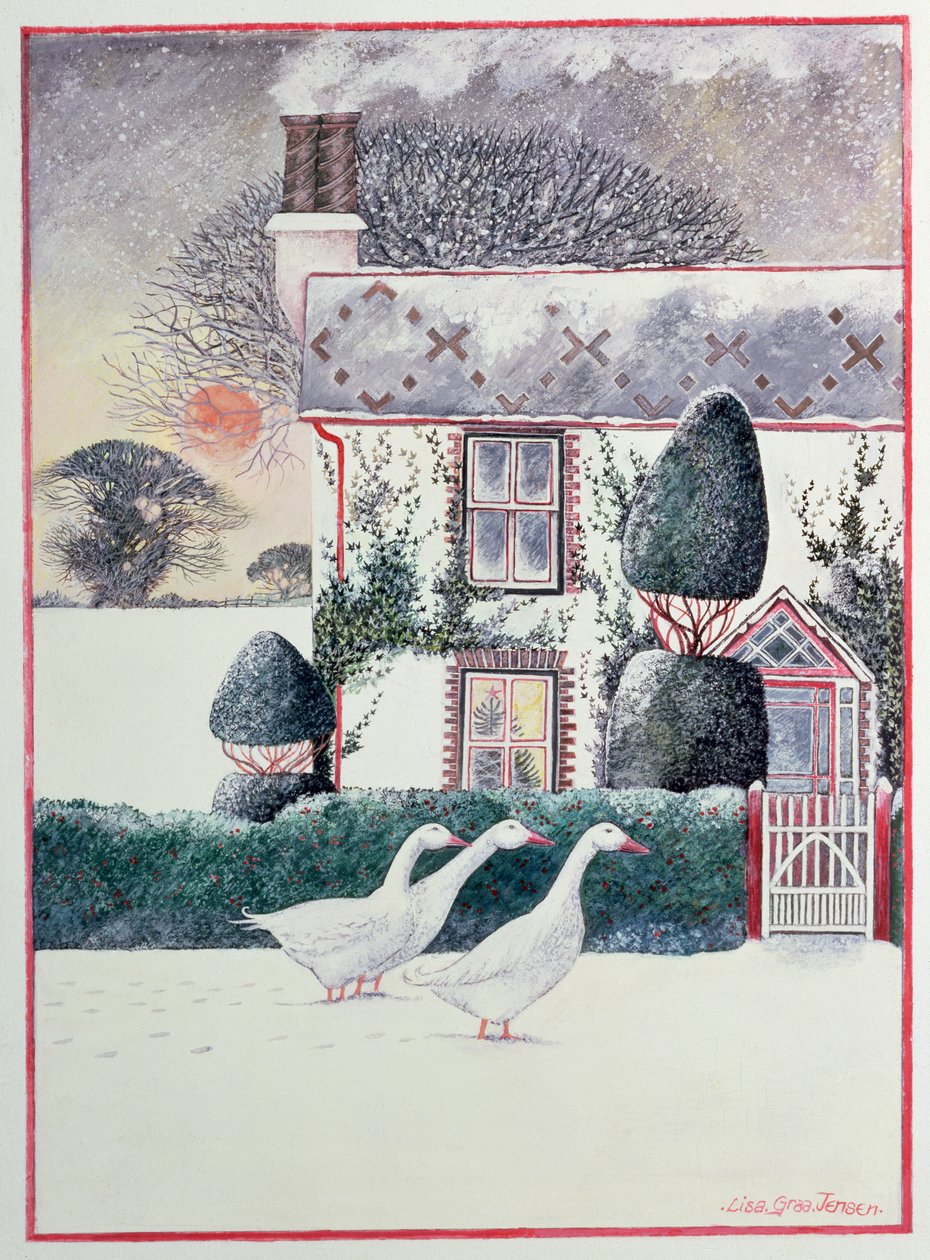 Domek bożonarodzeniowy, 1985, autorstwa Lisa Graa Jensen