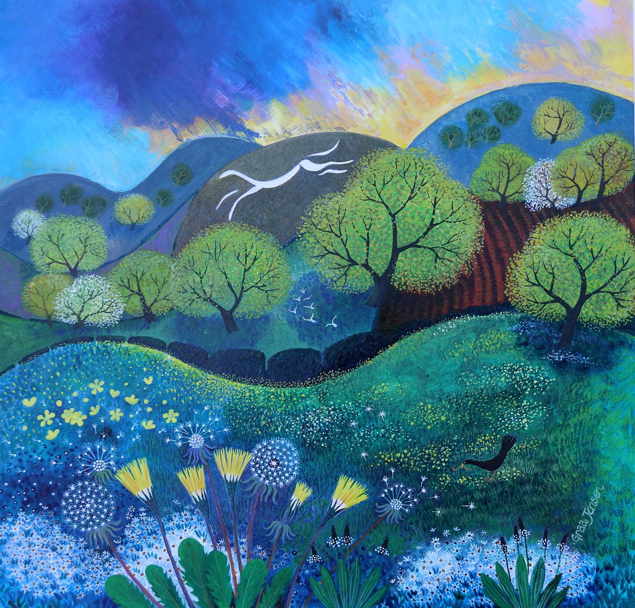 Chalk Horse Hill 2, 2023 autorstwa Lisa Graa Jensen