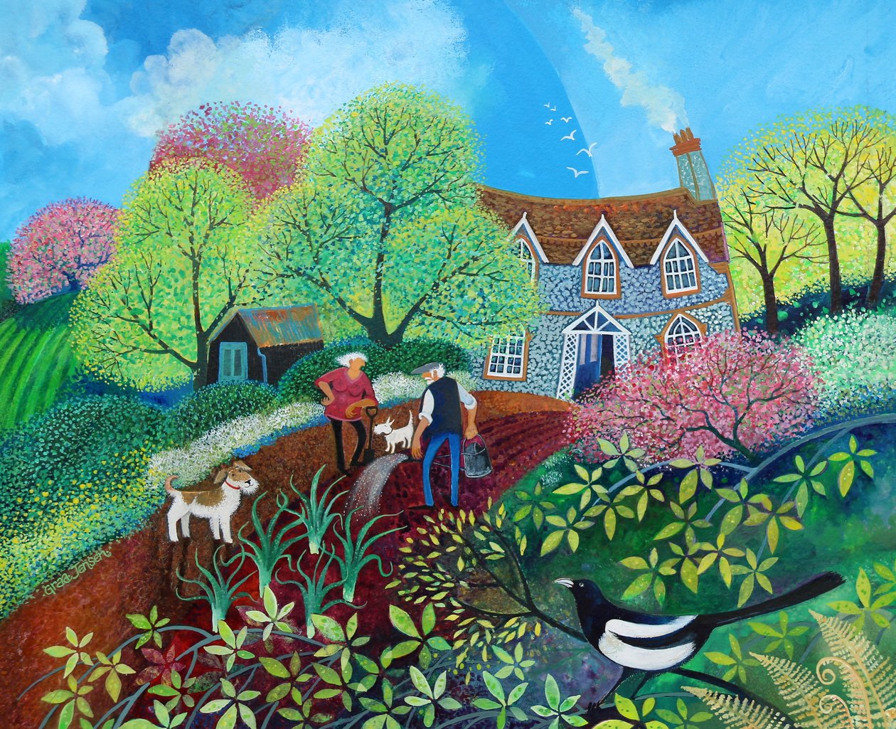 Wiejski folk, 2018 autorstwa Lisa Graa Jensen