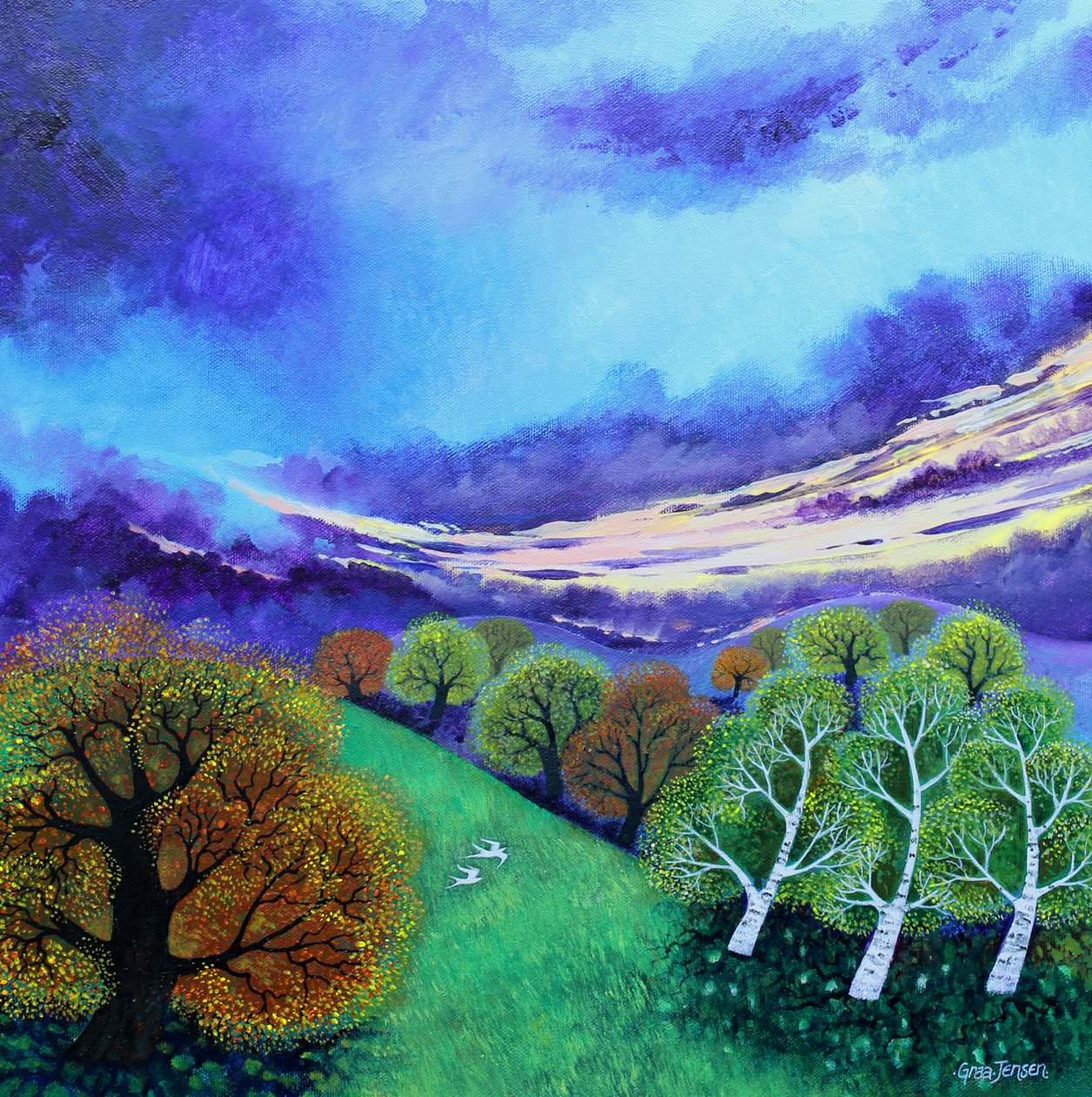 Niebo 2, 2023 autorstwa Lisa Graa Jensen
