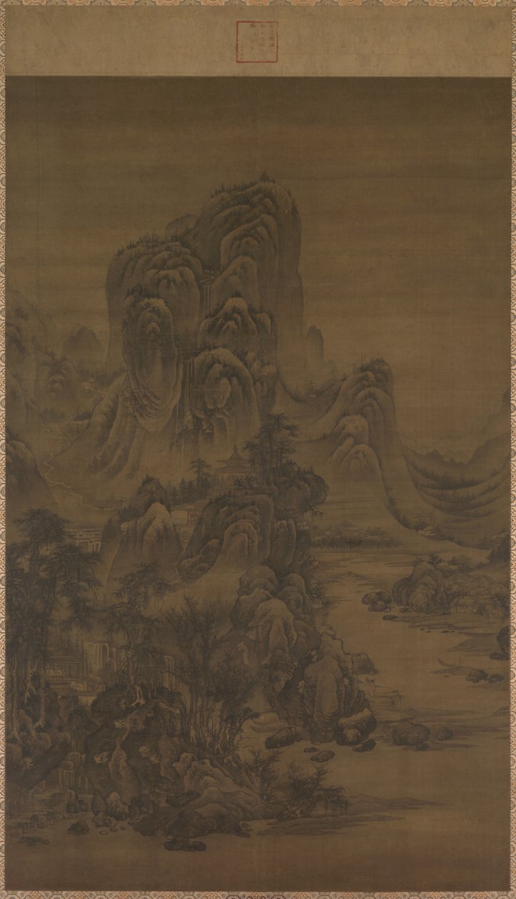 Krajobraz w stylu Jurana, 1368-1644. autorstwa Liu Du