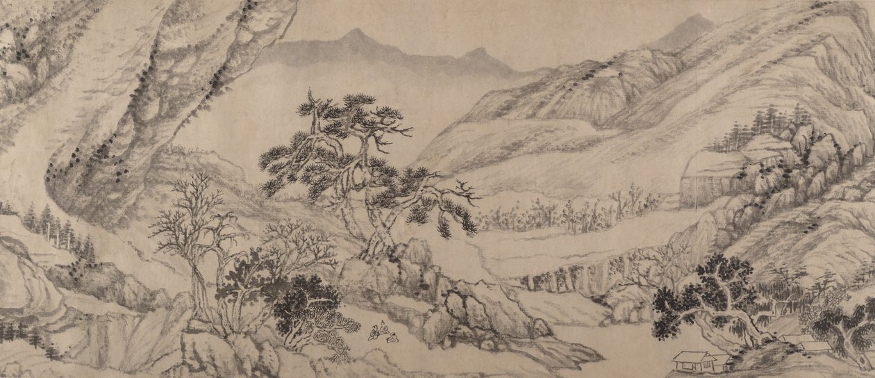 Podróżowanie wśród potoków i gór, 1680. autorstwa Liu Yu
