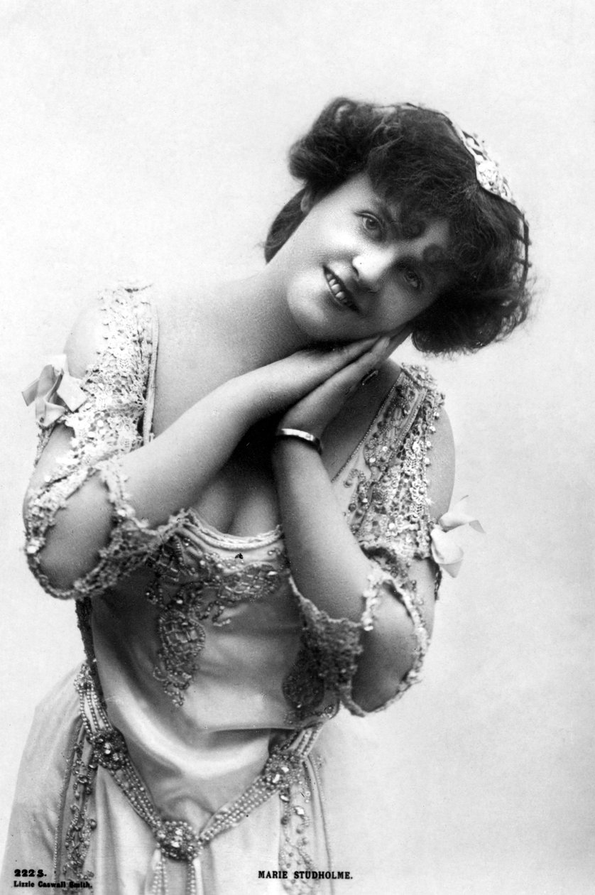 Marie Studholme 1875-1930, angielska aktorka, 1900. autorstwa Lizzie Caswall Smith