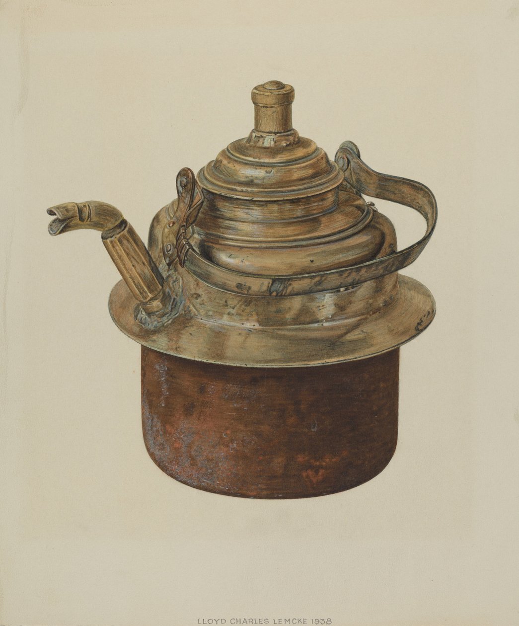 Czajnik, 1938. autorstwa Lloyd Charles Lemcke