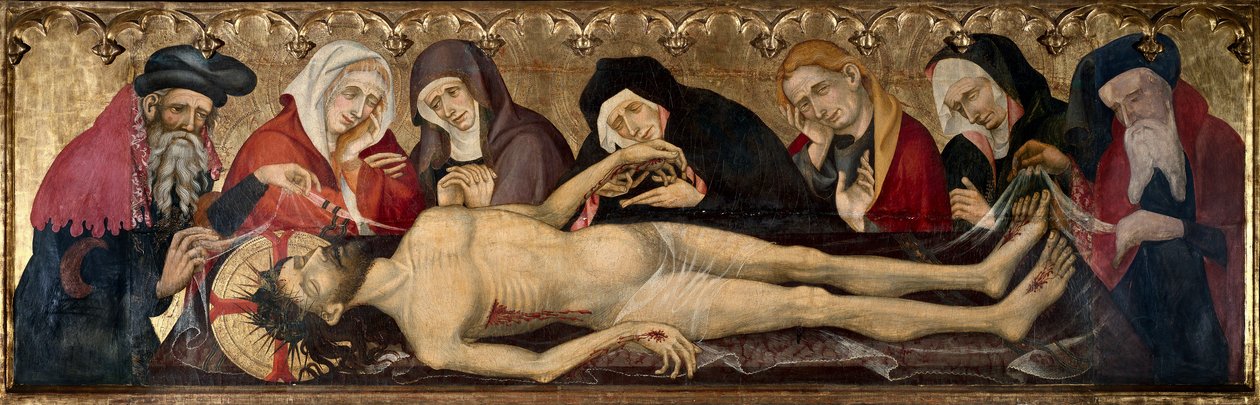 Pieta autorstwa Lluís Borrassà