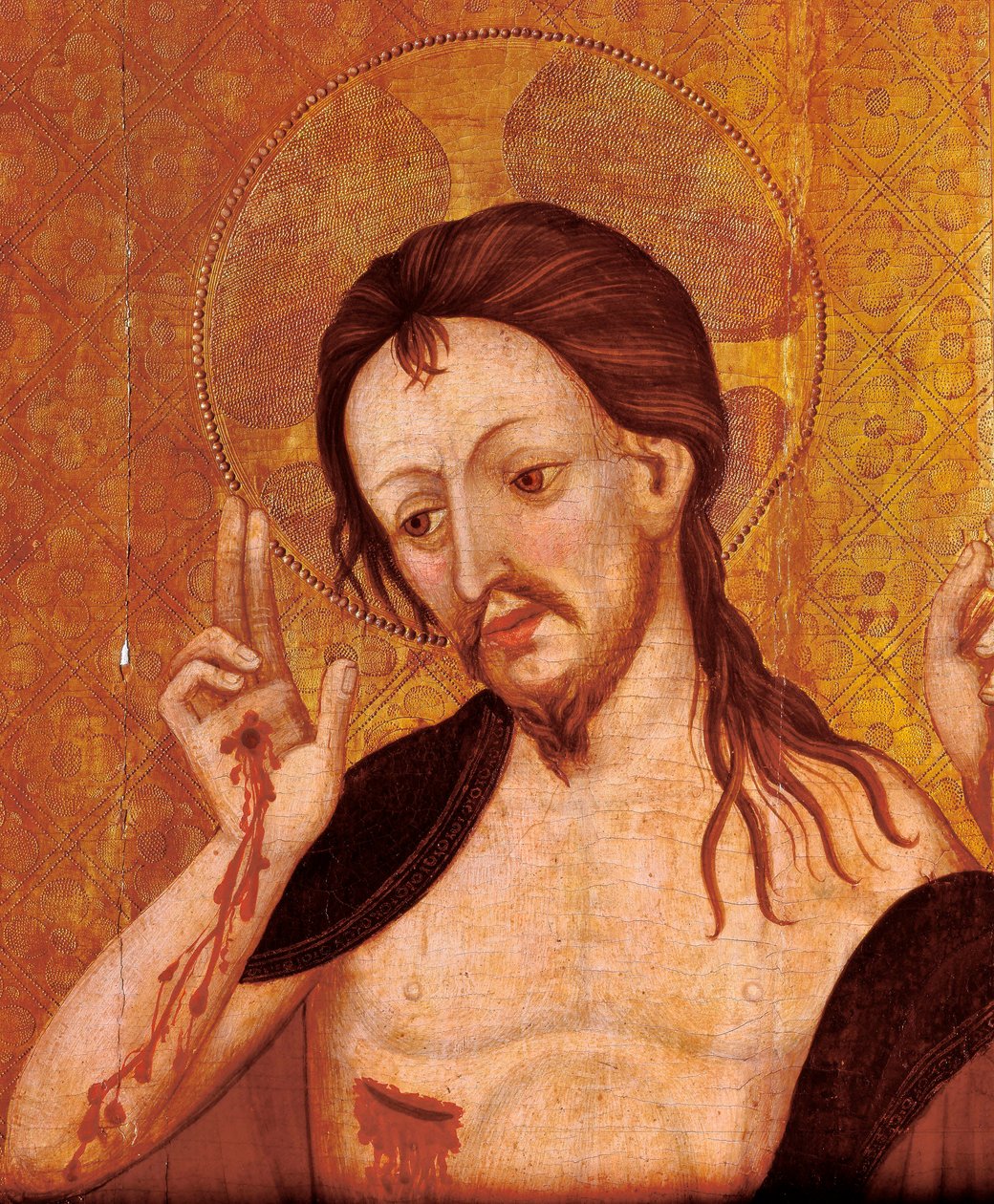 Zmartwychwstanie, detal, początek XV w. (tempera) autorstwa Lluís Borrassà