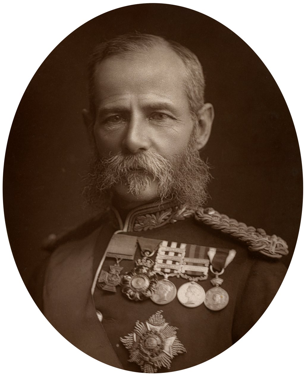 Generał Sir Frederick Sleigh Roberts, 1882. autorstwa Lock and Whitfield