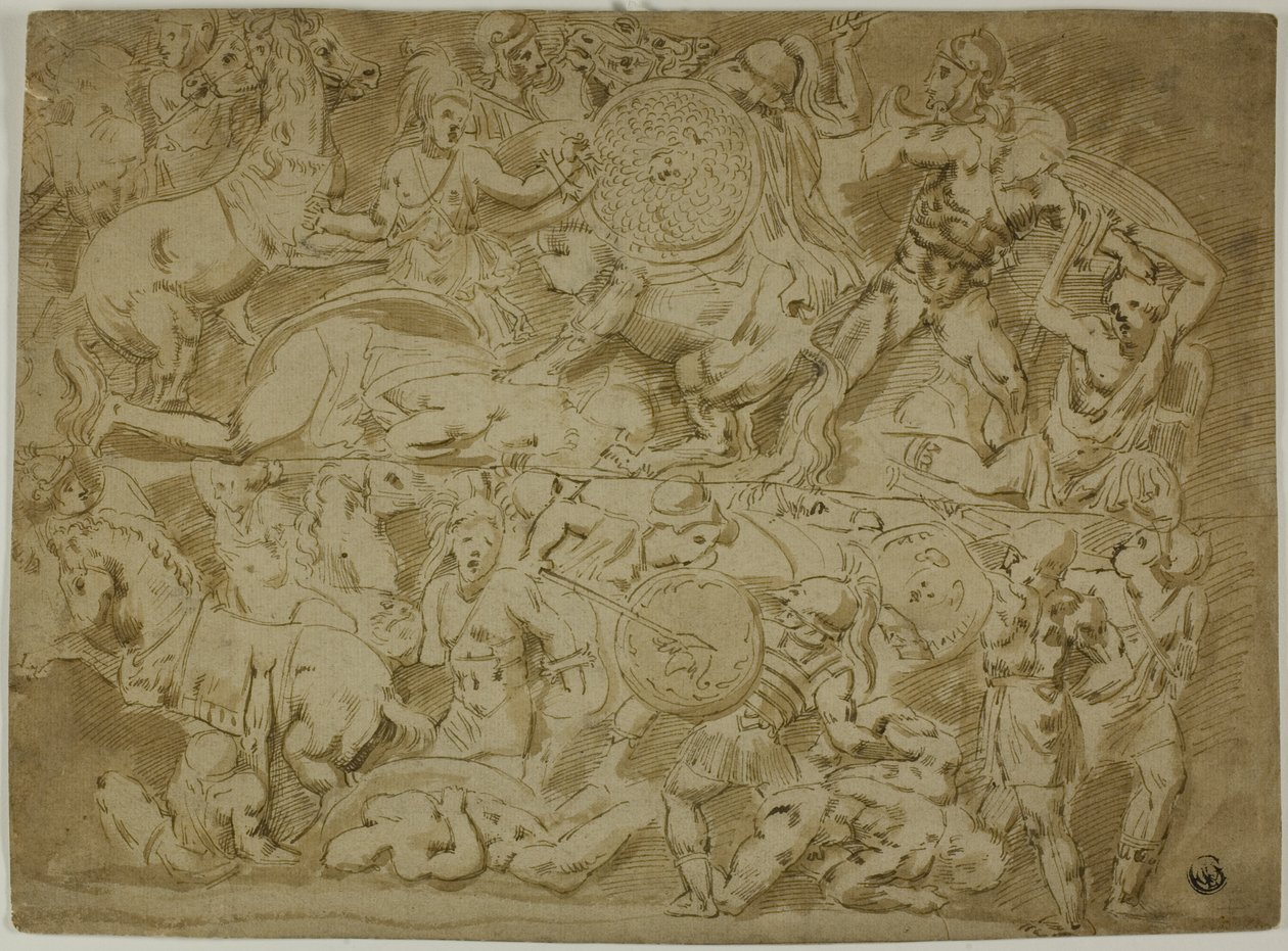 Bitwa Amazonek autorstwa Lodovico Carracci
